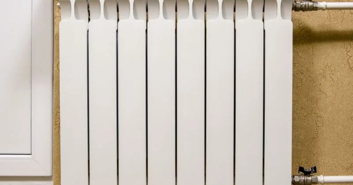 Residential radiator prepared for repair in Austin, TX